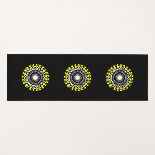 Deel 1's caleidoscoop art 25 yogamat (Voorkant (horizontaal))