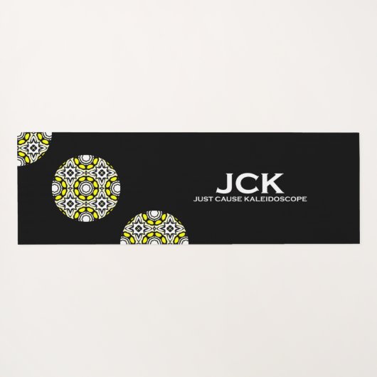 Deel 1's caleidoscoop art 32 yogamat (Achterkant (horizontaal))