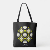 Deel 1's caleidoscoop art 33 tote bag (Achterkant)