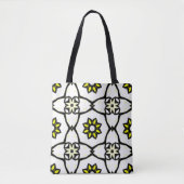 Deel 1's caleidoscoop art 34 tote bag (Voorkant)