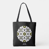 Deel 1's caleidoscoop art 34 tote bag (Achterkant)