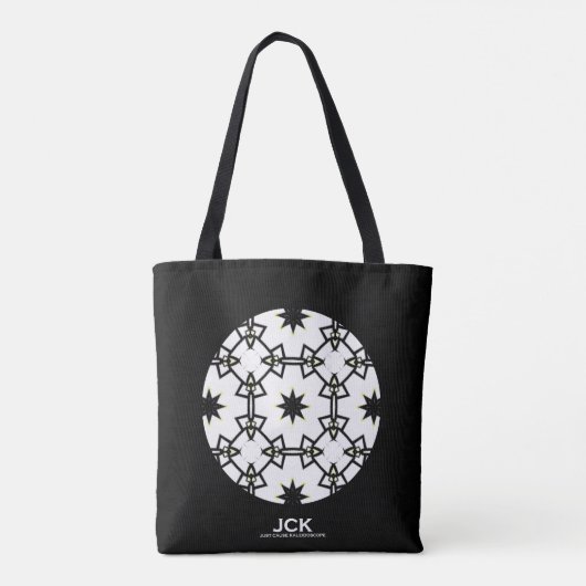Deel 1's caleidoscoop art 35 tote bag (Achterkant)