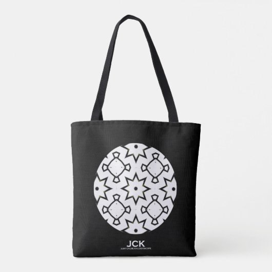 Deel 1's caleidoscoop art 36 tote bag (Achterkant)