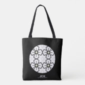 Deel 1's caleidoscoop art 37 tote bag (Achterkant)