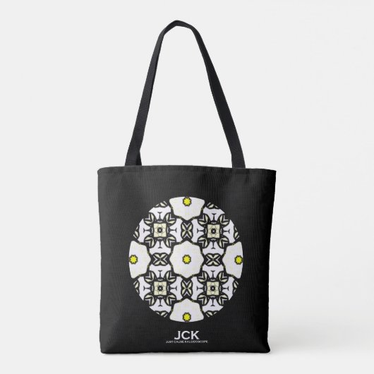 Deel 1's caleidoscoop art 43 tote bag (Achterkant)