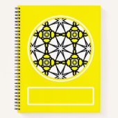 Deel 1's caleidoscoop art dertig notitieboek (Voorkant)