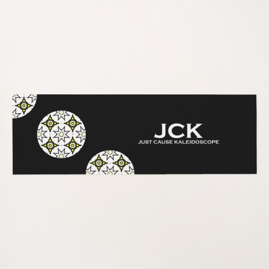 Deel 1's caleidoscoop art dertig yogamat (Achterkant (horizontaal))