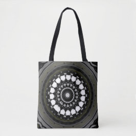 Deel 1's caleidoscoop art negenentwintig tote bag