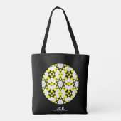 Deel 1's caleidoscoop art tweeënveertig tote bag (Achterkant)