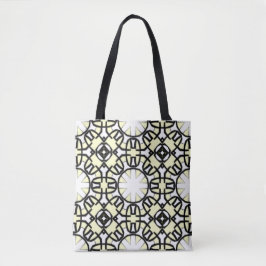Deel 1's caleidoscoop art zesentwintig tote bag