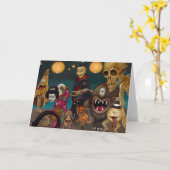 Deel 2 van het Wenskaart van "Hyakki Yakō" Kaart (Gele Bloem)