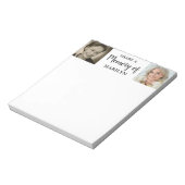 Deel A Memory Celebration of Life 2 Foto Notitieblok (Linkerzijde)