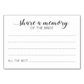 Deel A Memory of the Bride Guest Book Kaarten (Voorkant)