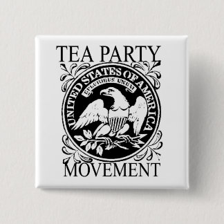 DEEL AAN DE REVOLUTIE VIERKANTE BUTTON 5,1 CM