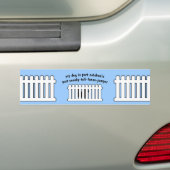 Deel Catahoula Part Fence-Jumper Bumpersticker (Op auto)