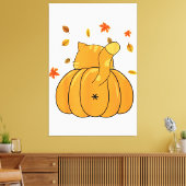 Deel de feestvreugde met je Italiaanse windhond Canvas Afdruk (Insitu (Woonkamer))