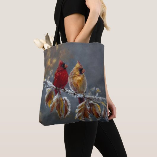 "Deel De Geest" Kardinalen Tote Bag (Dichtbij)