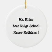 Deel de Geest: Keramisch Ornament (Achterkant)