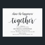 Deel de geluksprietrepetitie Dinner calls Kaart<br><div class="desc">Deel de geluksgewijze Rehearsal Dinner Invitation card. Een huwelijksrepetitie met de toekomstige Bride en de toekomstige Groom,  voor hun grote dag? Nodig de gasten uit met deze Rustic Wedding Rehearsal Dinner Invitation Card. Voeg uw repetitieve diner details toe in het overeenkomende zwarte lettertype/lettertype.

#TeeshaDerrick</div>