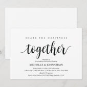 Deel de geluksprietrepetitie Dinner calls Kaart (Voorkant / Achterkant)