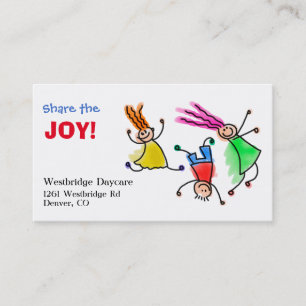 Deel de Joy Childcare Visitekaartje