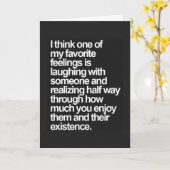 DEEL DE LACHENDE/ZUSTERLIJKE LIEFDE "SIS'S BIRTHDA KAART (Gele Bloem)