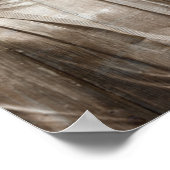 Deel de Liefde Boeddhist Wood Effect Boeddha Quote Poster (Hoek)