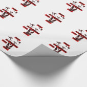 Deel de liefde: een glas Valentijn Vredeskunst Cadeaupapier (Hoek)