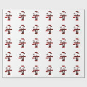 Deel de liefde: een glas Valentijn Vredeskunst Cadeaupapier (Vlak)