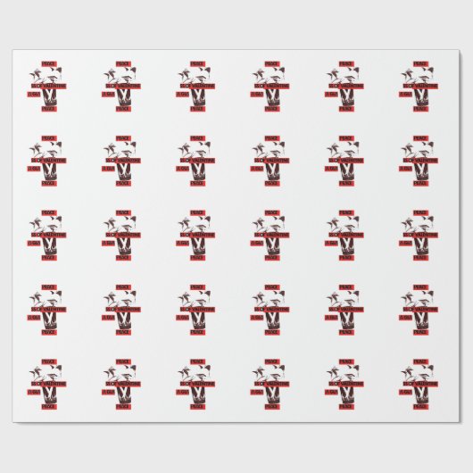 Deel de liefde: een glas Valentijn Vredeskunst Cadeaupapier (Vlak)