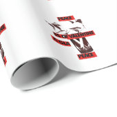 Deel de liefde: een glas Valentijn Vredeskunst Cadeaupapier (Rol Hoek)