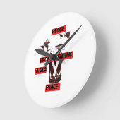 Deel de liefde: een glas Valentijn Vredeskunst Ronde Klok (Hoek)