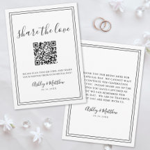 Deel de Liefde Foto Capture QR Code Trouwen