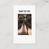 Deel de liefde | Fotodeling met QR-code Informatiekaartje (Achterkant)