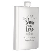 Deel de liefde, getuige, geschenkidee voor de getu flacon (Rechts)