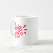 Deel De Liefde Koffiekop Koffiemok (Voorkant links)