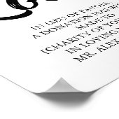 Deel de Liefde - Lieu van het huwelijk van Favors Poster (Hoek)