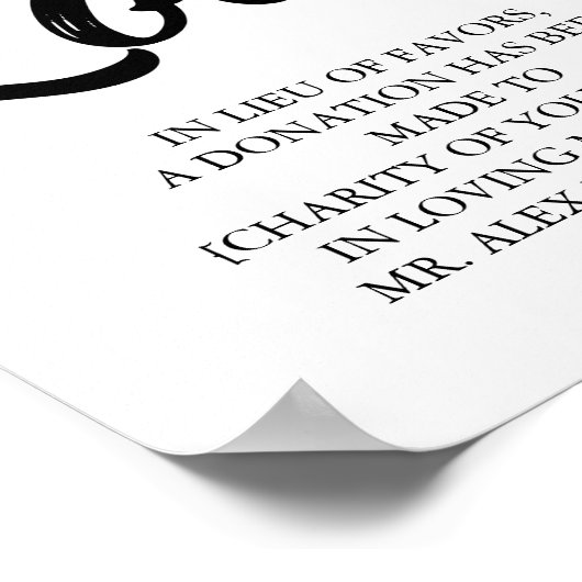 Deel de Liefde - Lieu van het huwelijk van Favors Poster (Hoek)