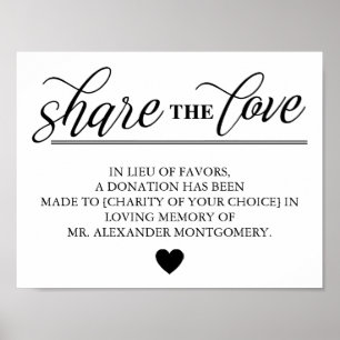 Deel de Liefde Lieu van het Vertrouwen van de Favo Poster