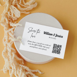 Deel De Liefde QR Code Bijlagekaart Informatiekaartje