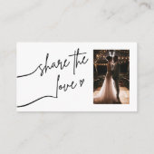 Deel De Liefde QR Code Bijlagekaart Informatiekaartje (Achterkant)