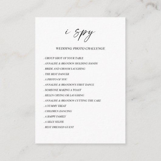 Deel de liefde QR code bruiloft foto delen Informatiekaartje (Achterkant)