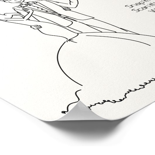 Deel de Liefde QR Code Bruiloft Fotobord Poster (Hoek)