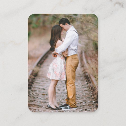 Deel de Liefde QR Code Digitaal Fotoalbum Kaart (Achterkant)