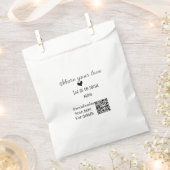 Deel de liefde scan QR-code voeg sociale details t Bedankzakje (Geknipt)