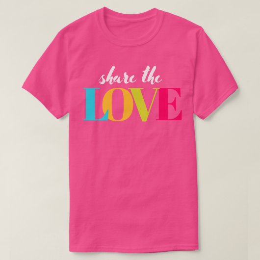 Deel de Liefde T-shirt (Design voorkant)