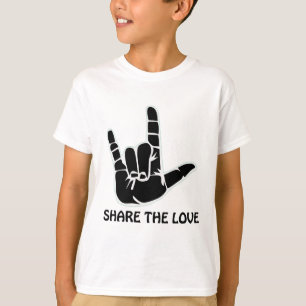 deel de liefde t-shirt