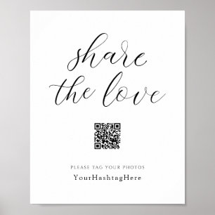 Deel de Liefde   Twitter-hashtag Poster