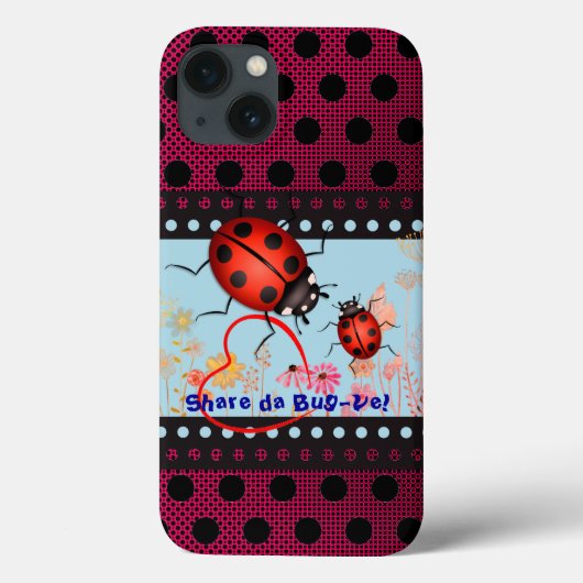 Deel de Love Bug Case-Mate iPhone Case (Achterkant)