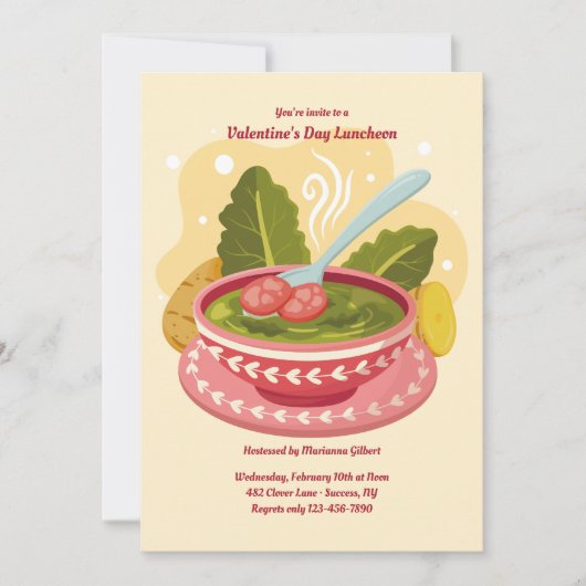 Deel de Love Luncheon Kaart (Voorkant)